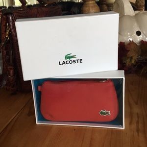 Lacoste wristlet